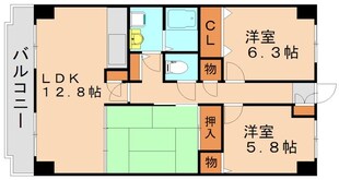 アーバンライフ折尾の物件間取画像